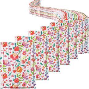 Bubble Mailers, 6x9 Inches Ink Flower Padded Envelopes, 50 PCS Thick Mailing Envelopes, Cushioning Shipping Bags for Small Business