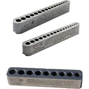 Big Gator Tools BGT V-Drill 3 Pack V-DrillGuides - SAE / Metric Sizes Set