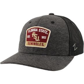 ZHATS Standard NCAA Officially Licensed Trucker Hat Carson Patch Switchback Black, One Size