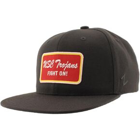 ZHATS Standard NCAA Officially Licensed Hat Flat Snapback Z11 Brick Charcoal, Grey, One Size