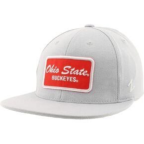 ZHATS Standard NCAA Officially Licensed Fitted Hat M15Z Brick Light Gray, Grey, Large