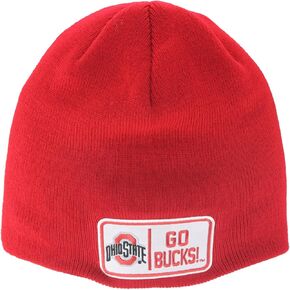 ZHATS NCAA Officially Licensed Beanie Edge Patch Defer Team Color