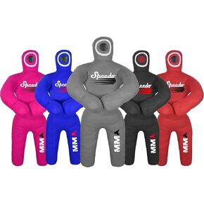 MMA Grappling Dummy Brazilian JIU Jitsu BJJ Punching Bag for Self Defense Wrestling Judo Karate Boxing Throwing Submission Standing Position - UNFILLED