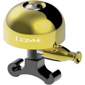جرس دراجة نحاسي كلاسيكي من LEZYNE، حلقة عالية الصوت وحادة، جرس دراجة بنمط النقر in Kuwait