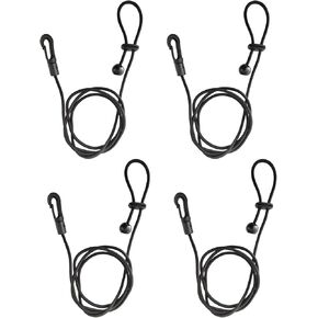 Kayak Paddle Leash Fishing Rod Paddle Leash Paddle Leash Stretchable Strap Lanyard Rope for Kayaking Boating Canoeing Fishing Pole Rod 4Pcs