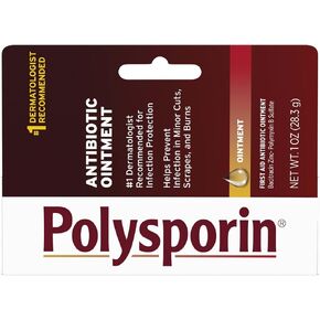Antibiotic Ointment Without Neomycin, Travel Size, 1 Oz Tube - Pack of 5Q