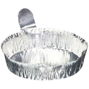Heathrow HS14521B Aluminum Weighing Dishes, Medium, 57 mm Diameter x 14 mm Height (Pack of 100)