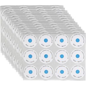 500pcs Indicator Stickers, Color Changed Indicator Label, Visible Chemical Indicator, Versatile Self Laminating Calibration Sticker for Knives and Instruments