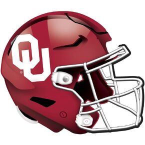 Fan Creations NCAA Oklahoma Sooners Unisex University of Oklahoma Authentic Helmet, Team Color, 12 inch