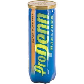Penn Pro Marathon Tennis Balls - Extra Duty Felt Pressurized Tennis Balls - 1 Can, 3 Balls