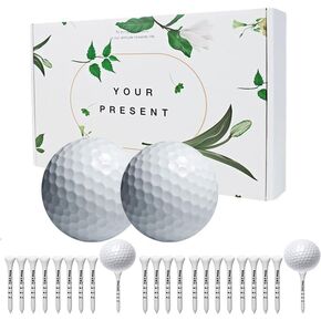 Golf Balls-Maximum Distance,Optimal Spin Control (30pack，Includes 30 Golf tees)