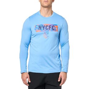 adidas Men's New York City Fc Long Sleeve Pre-Game T-Shirt
