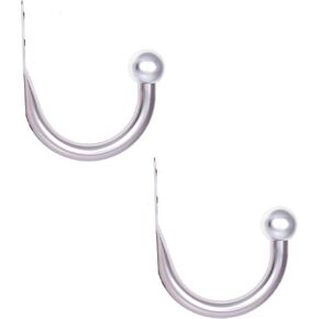 Kenney 58723012 Classic Drapery Holdback, Satin Nickel, 2-Pack