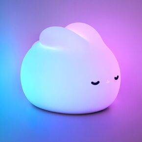 Bunny Night Light for Kids,7 Color RGB Gradient Cute Night Light Child Companion Rechargeable Bunny Night Light,Cute Silicone Baby Lamp,Sleep Reassurance Lamps Can be Used for Breastfeeding