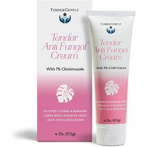Clotrimazole Antifungal Cream for Skin - 4 oz. of Clotrimazole Cream for Jock Itch and Athletes Foot Treatment