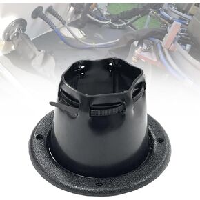 Marine Motor Cable Boot - Transom Steering Wires Boot Protect for Boat, Yacht, Kayak Electrical Fuel Lines Organize, 4.5" ID, 3Pcs (Black, 4.5" ID)