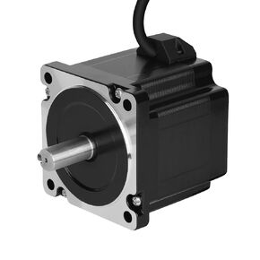 محرك Nema 34 المتدرج 156 مم ثنائي القطب 6A 12Nm/1699.2oz.in 1.8 درجة Nema34 86 Motor 2 Phase 4-Lead High Torque 3D Printer Motors لآلة نقش جهاز التوجيه CNC، 3.39x3.39x6.15 بوصة