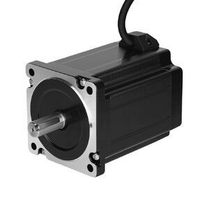 Nema 34 Stepper Motor 156MM Bipolar 6A 12Nm/1699.2oz.in 1.8 Degree Nema34 86 Motor 2 Phase 4-Lead High Torque 3D Printer Motors for CNC Router Engraving Machine, 3.39x3.39x6.15inch
