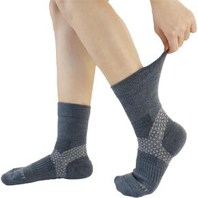 M Magic Sport Morandi Merino Wool Above Ankle Socks, Men and Women, Jogging, Hiking, Cycling
