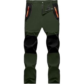 Men Hiking Work Pants Water Resistant Lightweight Joggers Cargo Tactical Pants for Outdoor Fishing Climbing