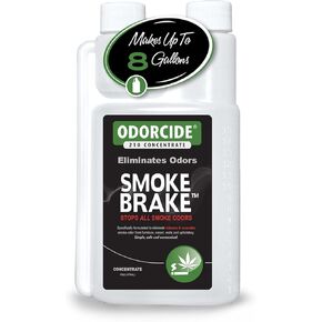Odorcide Smoke Brake Odor Eliminator Concentrate - Smoke Odor Eliminator for Home & Smoke Odor Eliminator for Car – Smoke Smell Eliminator w/Non-Enzymatic Formula (1 Gallon)