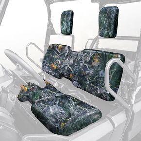 StarknightMT Pioneer Seat Cover Anti-UV Waterproof Compatible with Pioneer 700 700-4 2014-2024 Scratch-Resistant Long-Term Use (Camo)