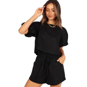 Chelsey Linen Set - Black 10