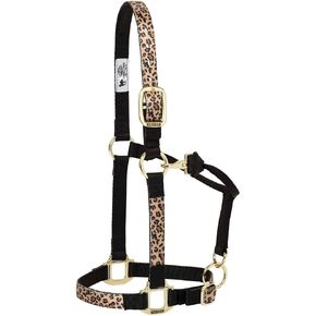Weaver Leather Pattern Adjustable Halter Leopard Average