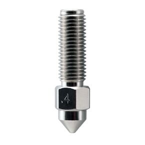 Microswiss Brass Plated Wear Resistant Nozzle for CraftBot Flow Generation hotend (.4mm)