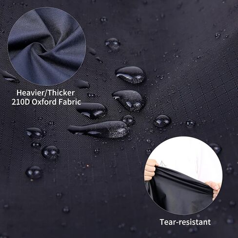 Bike Cover for 2 or 3 Bikes, Ohuhu 210D Waterproof Bicycle Covers Outdoor Storage Heavy Duty Wind Rain UV Dust Proof Bikes Outdoors Storing with Lock Hole for Mountain Road Bike in Saudi Arabia