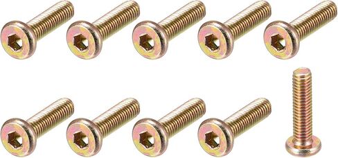 Hex Socket Head Machine Screws, (M6x16mm) 20Pcs, Carbon Steel Screws - for Machinery, Furniture, DIY in Saudi Arabia