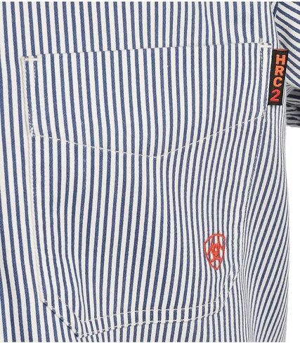 Ariat Male FR Gauge Work Shirt White Multi X-Large in Saudi Arabia