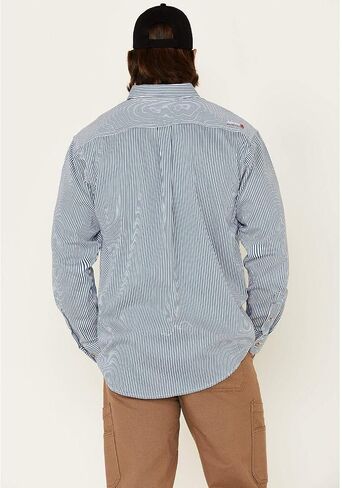 Ariat Male FR Gauge Work Shirt White Multi X-Large in Saudi Arabia