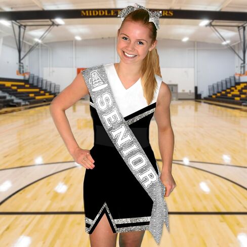 Senior Sash Cheer 2025 - Senior Cheerleading Sashes - Cheer Squad, Dance Team Senior Night Gifts in Saudi Arabia