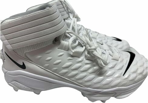 حذاء Nike Force Savage Pro-2 Shark لكرة القدم للرجال أبيض/أسود #BV5448-101 - مقاس الرجال 13.5 in Saudi Arabia