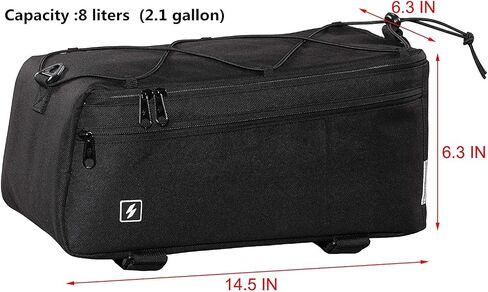 Bike Insulated Rack Bag Bike Pannier Rear Rack Bike Bag Back Pack Bicyle Painner Trunk Bag Series (142091) in Saudi Arabia
