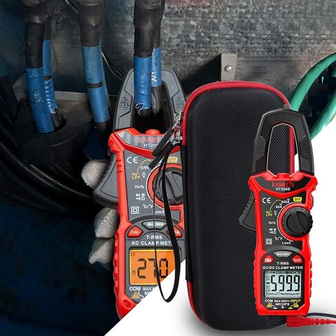 حقيبة تخزين صلبة للسفر من Aproca، لجهاز قياس المشبك الرقمي KAIWEETS HT206D HT208D T-RMS عدد 6000 in Saudi Arabia