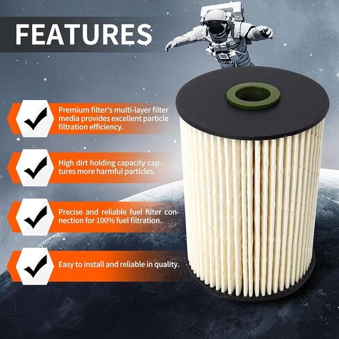 PU 936/2 X Fuel Filter Compatible with Volkswagen 2005 Jetta GL TDI 1.9L,2005 Jetta GLS TDI 1.9L,2005 Jetta TDI 1.9L,2006 Jetta TDI 1.9L,2010 Jetta TDI Cup Edition 2.0L ‎1K0127400 N0007 in Kuwait