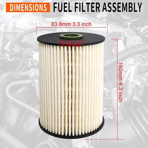 PU 936/2 X Fuel Filter Compatible with Volkswagen 2005 Jetta GL TDI 1.9L,2005 Jetta GLS TDI 1.9L,2005 Jetta TDI 1.9L,2006 Jetta TDI 1.9L,2010 Jetta TDI Cup Edition 2.0L ‎1K0127400 N0007 in Kuwait