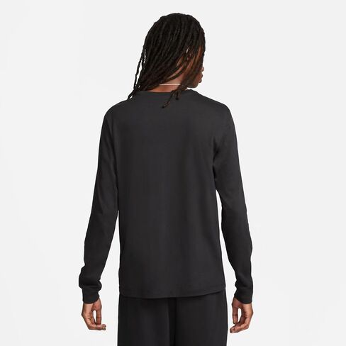 Nike Sportswear Men's Long-Sleeve T-Shirt (US, Alpha, X-Large, Regular, Regular, White/Orange) in Saudi Arabia