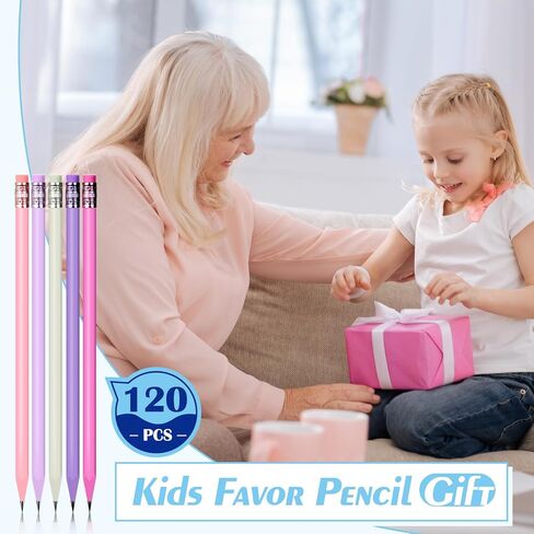 120 Pcs Wood-Cased #2 HB Pencils Bulk 5 Colors Pencils #2 HB with Eraser Unsharpened Number 2 Pencils Graphite Pencil Supplies for School Classroom Office Birthday Wedding Writing Drawing Sketching in Saudi Arabia