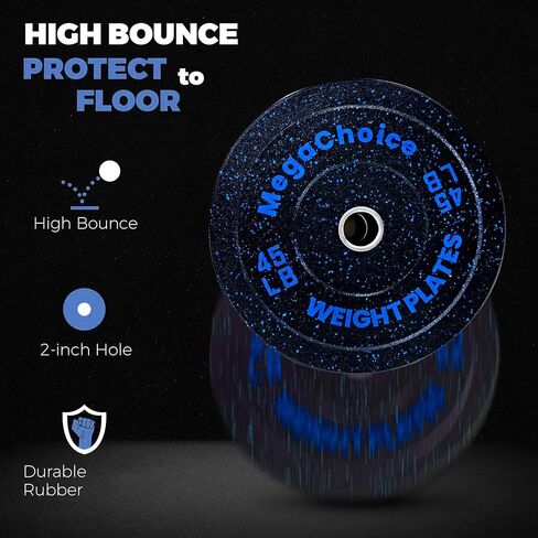 Rubber Bumper Plates 2 In,Weight Plates With Steel Hub for Home Gym,Single,Pair or Set(2x10 Lb,2x15 Lb,2x25 Lb,2x35 Lb,2x45 Lb) in Saudi Arabia