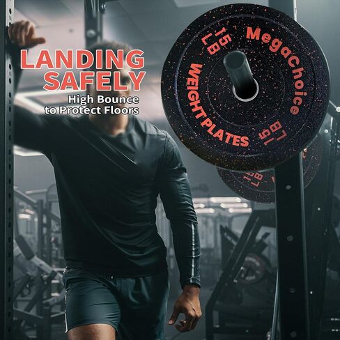 Rubber Bumper Plates 2 In,Weight Plates With Steel Hub for Home Gym,Single,Pair or Set(2x10 Lb,2x15 Lb,2x25 Lb,2x35 Lb,2x45 Lb) in Saudi Arabia