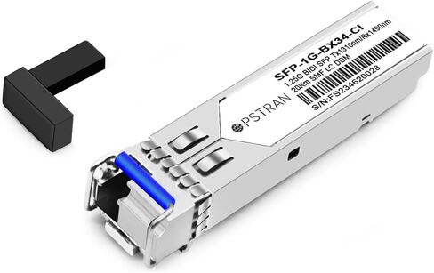 وحدة الإرسال والاستقبال الضوئية 1000BASE-BX BiDi SFP المتوافقة مع Cisco GLC-BX-20U 1310nm-TX/1550nm-RX 20km DOM Simplex LC SMF in Kuwait