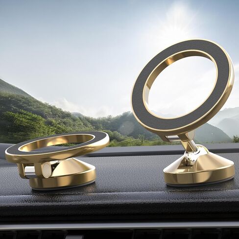for MagSafe Car Mount, 360° Rotation Magnetic Car Phone Holder for Air Vent, iPhone Car Phone Mount Fit iPhone 15 14 13 12 Pro Max Plus, Samsung, LG, MagSafe Car Accessories in Kuwait