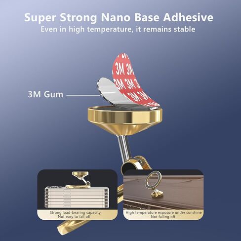 for MagSafe Car Mount, 360° Rotation Magnetic Car Phone Holder for Air Vent, iPhone Car Phone Mount Fit iPhone 15 14 13 12 Pro Max Plus, Samsung, LG, MagSafe Car Accessories in Kuwait