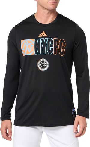 تيشيرت New York City Fc بأكمام طويلة للرجال من أديداس in Saudi Arabia