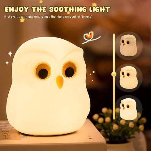 Bunny Night Light for Kids,7 Color RGB Gradient Cute Night Light Child Companion Rechargeable Bunny Night Light,Cute Silicone Baby Lamp,Sleep Reassurance Lamps Can be Used for Breastfeeding in Saudi Arabia