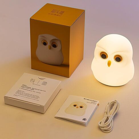 Bunny Night Light for Kids,7 Color RGB Gradient Cute Night Light Child Companion Rechargeable Bunny Night Light,Cute Silicone Baby Lamp,Sleep Reassurance Lamps Can be Used for Breastfeeding in Saudi Arabia