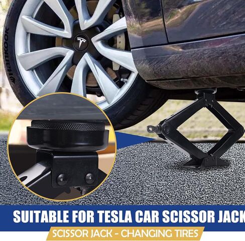 Scissor Jack, Car Jack Kit, Maximum Lift 3 Ton (6600 lbs) (Includes Labor Saving Wrench and Jack), Suitable for Cars, SUVs, Pickups, Universal Car Emergency Kit in Saudi Arabia